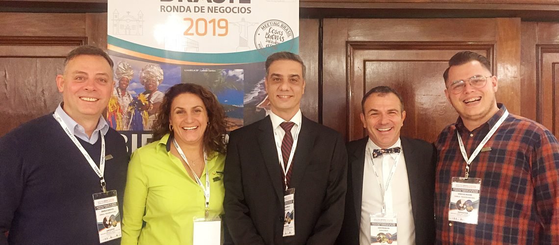 Angelo Sanches, Carlise Bianchi, Marcelo Borella, Jair Pasquini e Vinicius Rocha