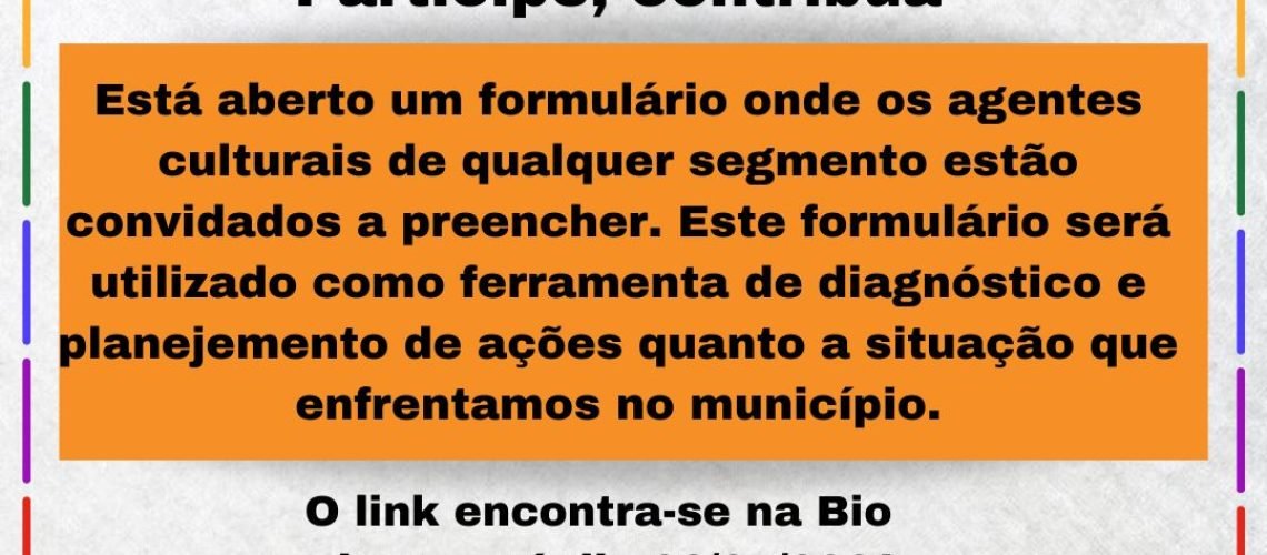 Diagnóstico da Situação dos Agentes Culturais após enchentes
