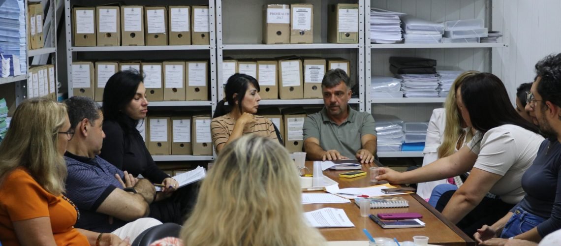 Reunião na Secretaria